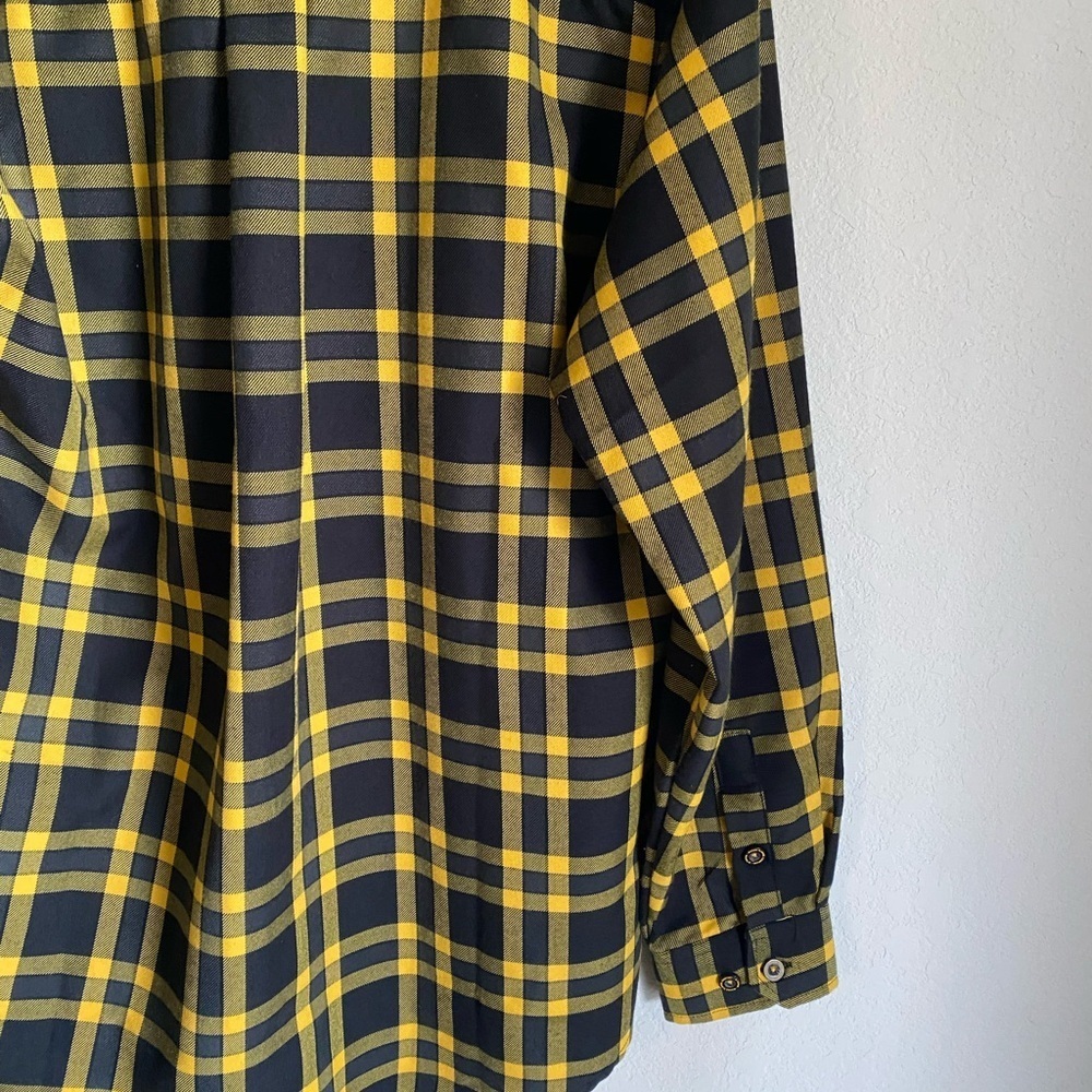 Dixxon Flannel Co Wu-Tang Clan Inspired Yellow Black Plaid Flannel Shirt L - Picture 11 of 13